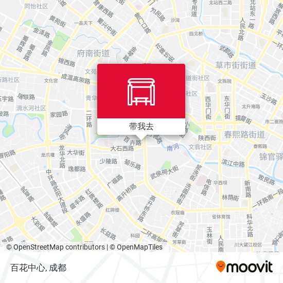 百花中心地图