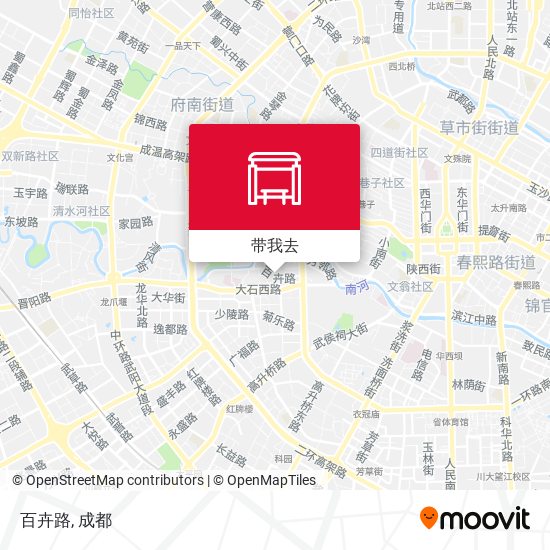 百卉路地图