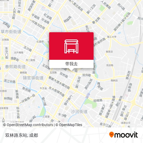 双林路东站地图