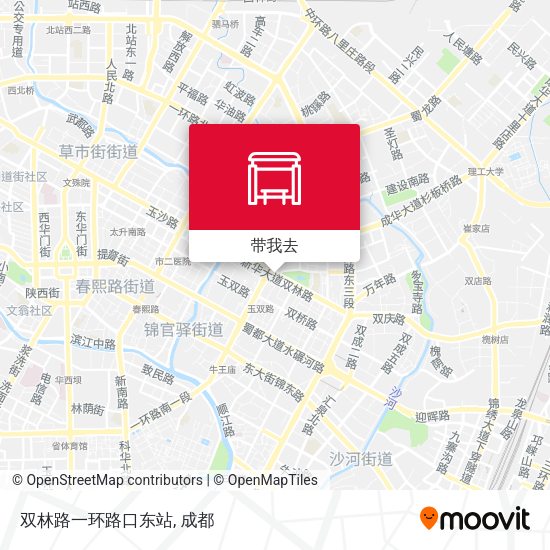 双林路一环路口东站地图