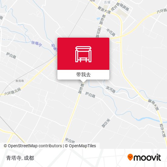 青塔寺地图