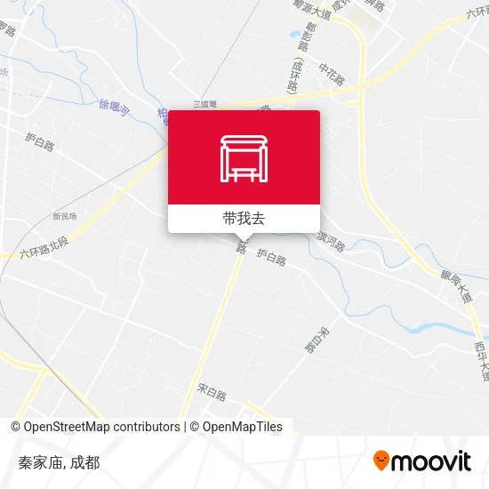 秦家庙地图