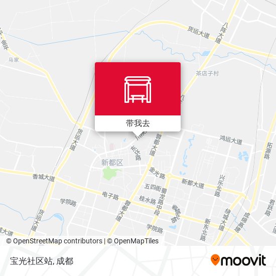 宝光社区站地图