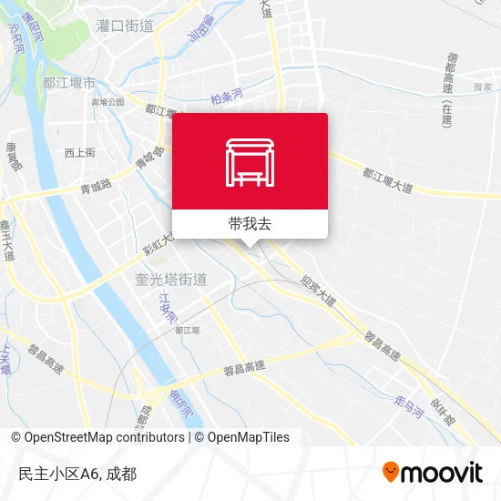 民主小区A6地图