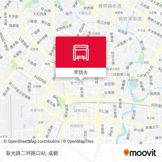 新光路二环路口站地图