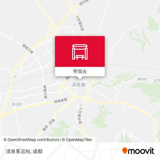 清泉客运站地图