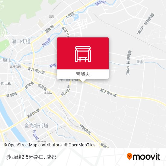 沙西线2.5环路口地图