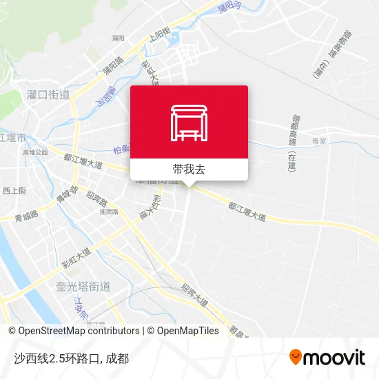 沙西线2.5环路口地图