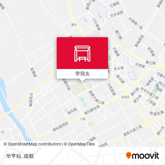 华亨站地图