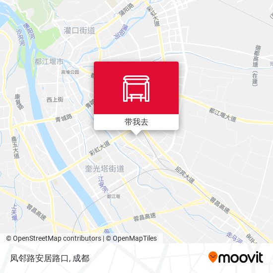凤邻路安居路口地图