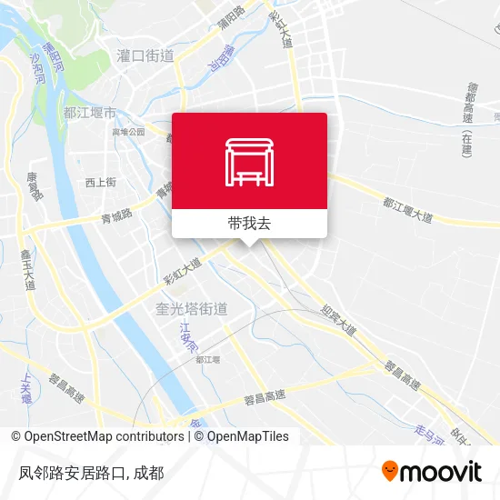 凤邻路安居路口地图