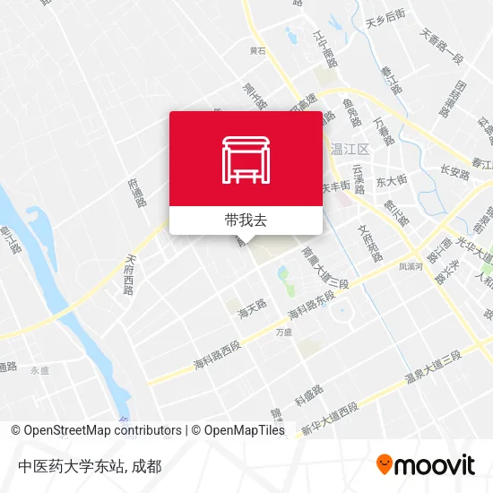 中医药大学东站地图