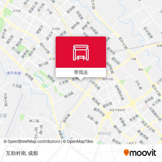 互助村南地图