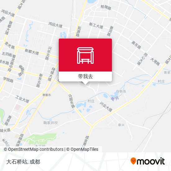 大石桥站地图