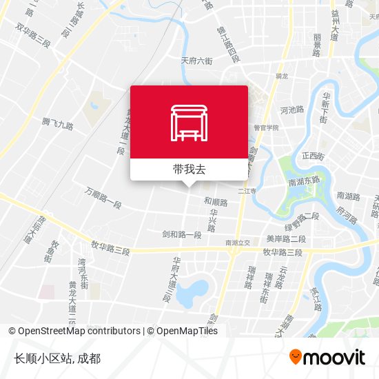 长顺小区站地图
