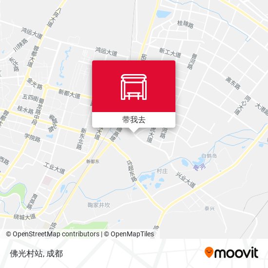 佛光村站地图