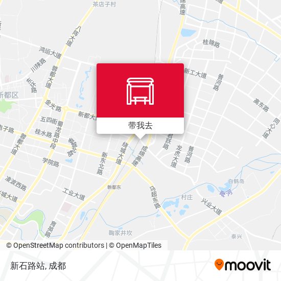 新石路站地图