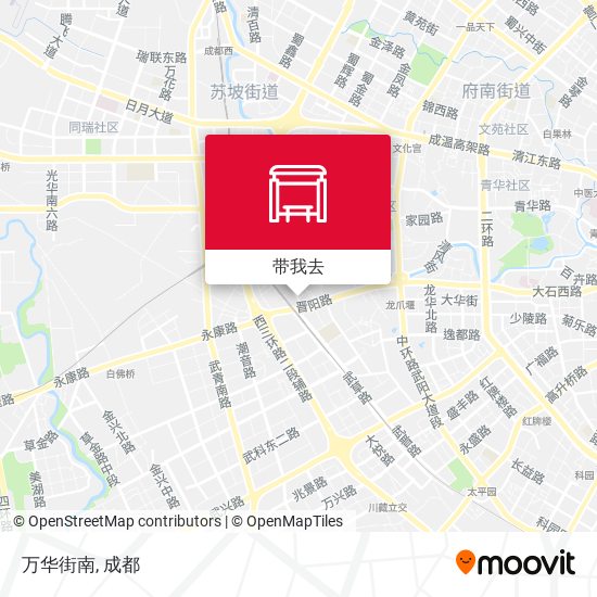 万华街南地图