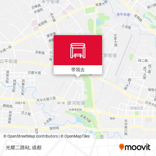 光耀二路站地图