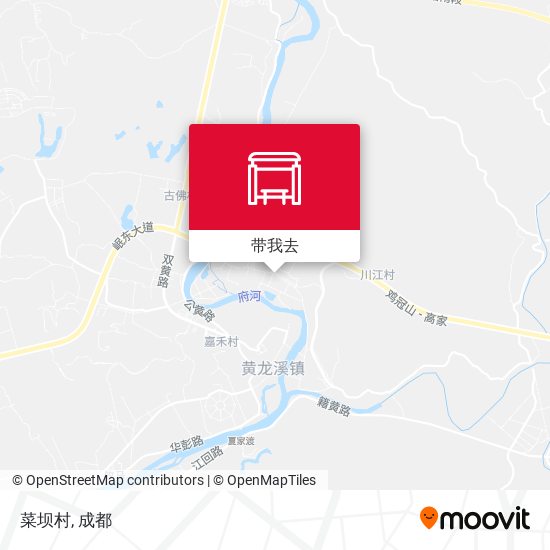 菜坝村地图