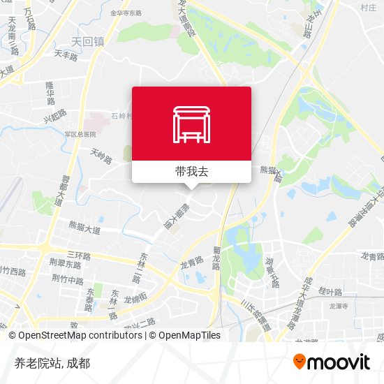 养老院站地图