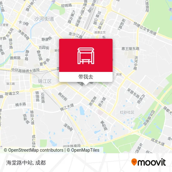 海棠路中站地图