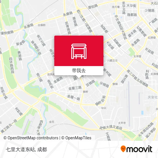 七里大道东站地图