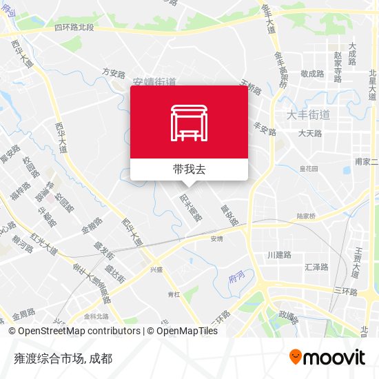 雍渡综合市场地图
