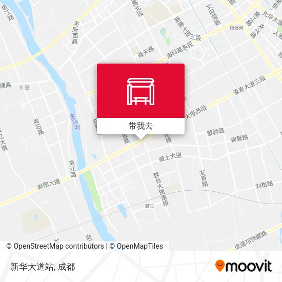 新华大道站地图