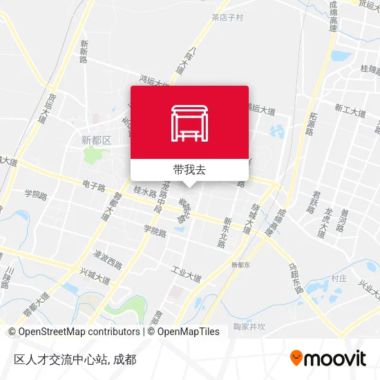 区人才交流中心站地图