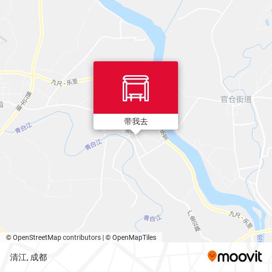 清江地图