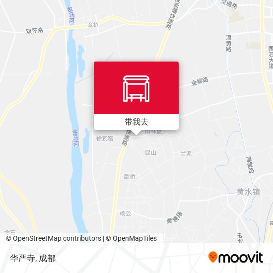 华严寺地图