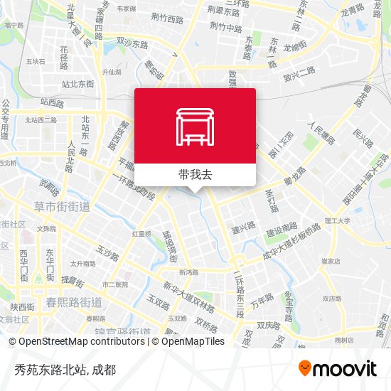 秀苑东路北站地图