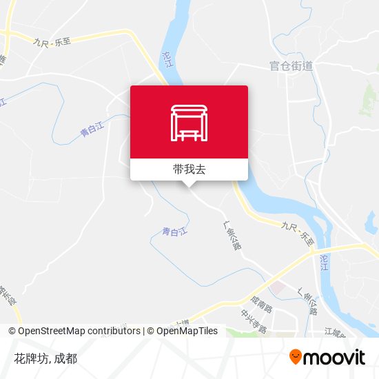 花牌坊地图