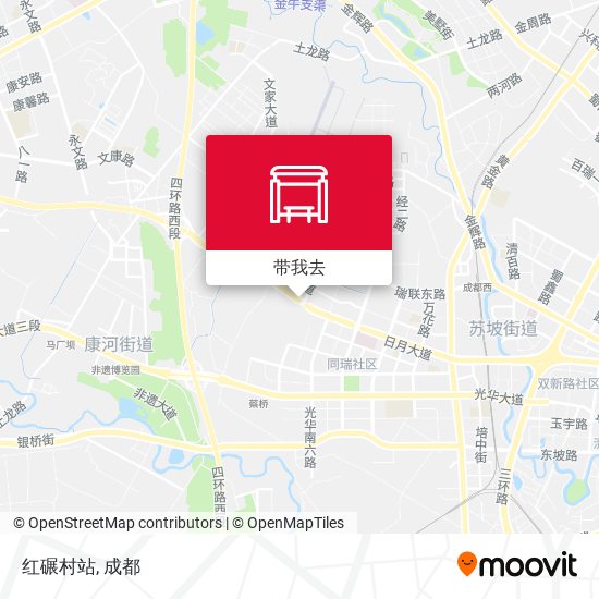红碾村站地图