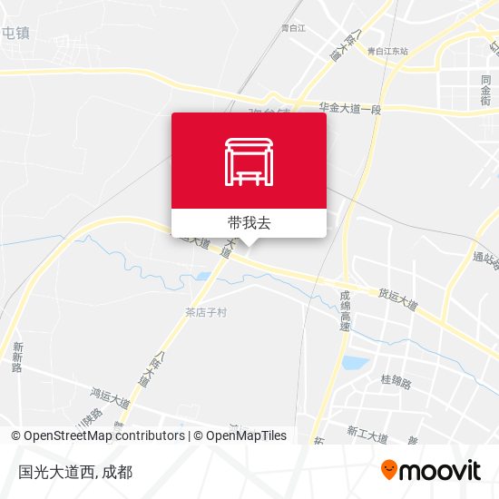 国光大道西地图
