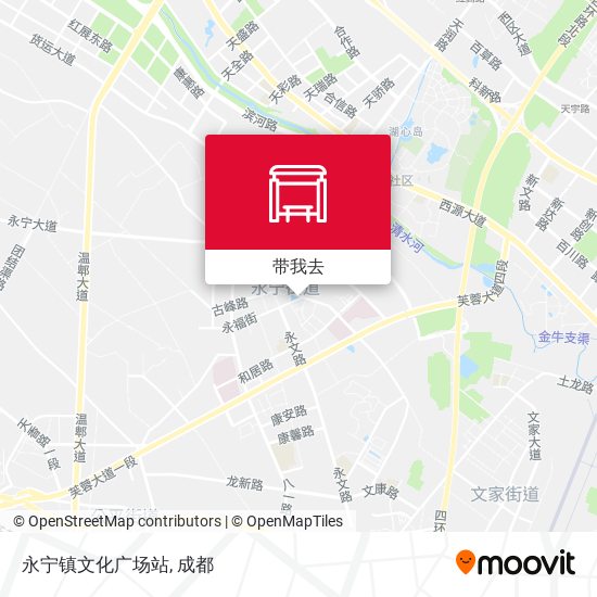 永宁镇文化广场站地图