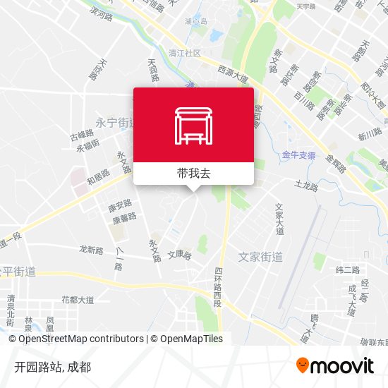 开园路站地图