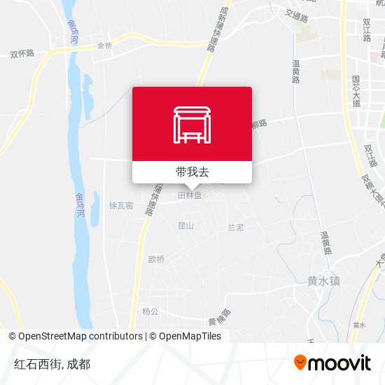 红石西街地图