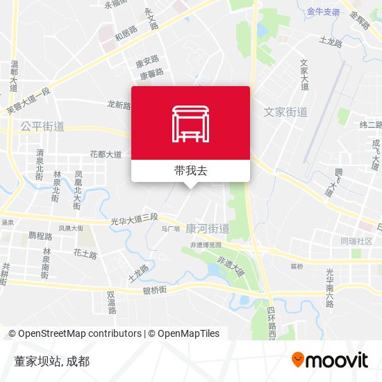 董家坝站地图
