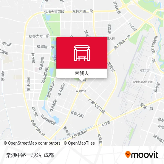 棠湖中路一段站地图