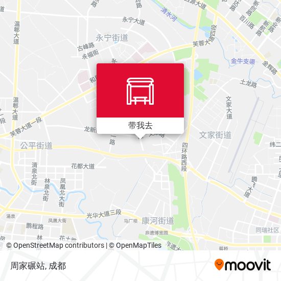 周家碾站地图