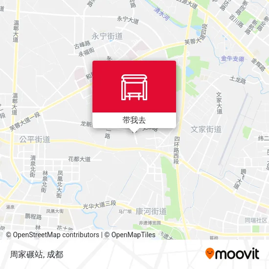 周家碾站地图