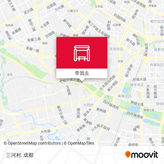三河村地图