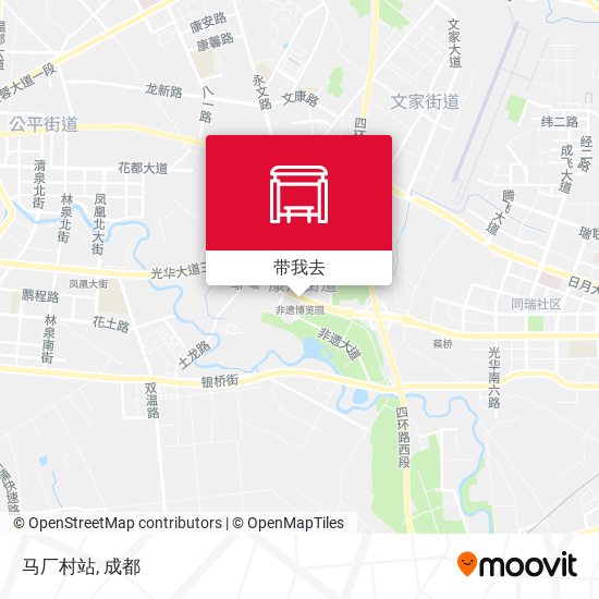 马厂村站地图