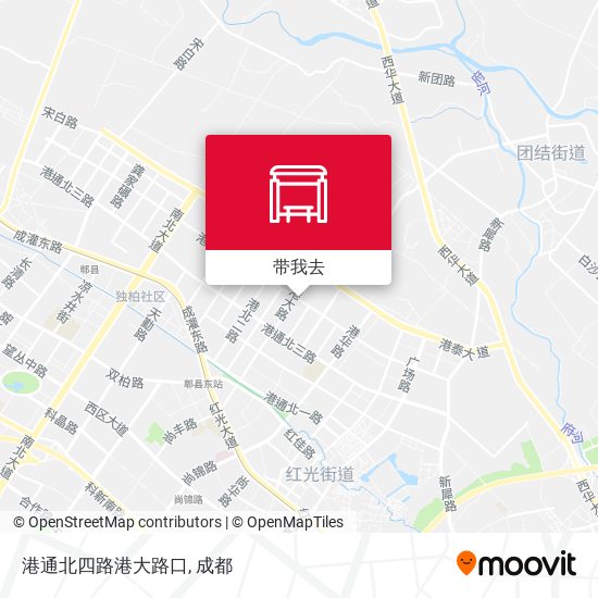 港通北四路港大路口地图