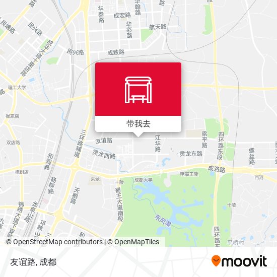 友谊路地图