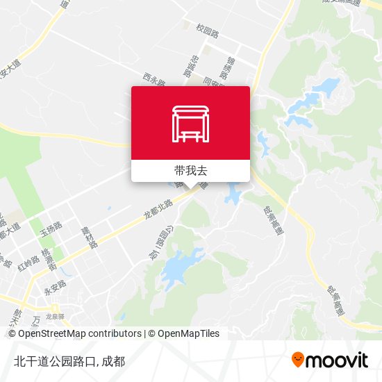 北干道公园路口地图