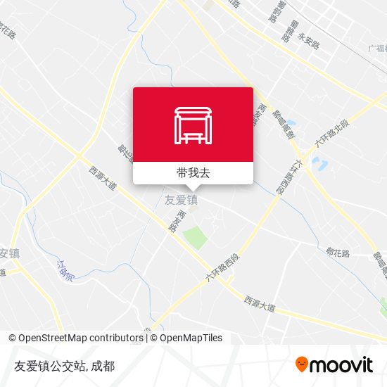 友爱镇公交站地图