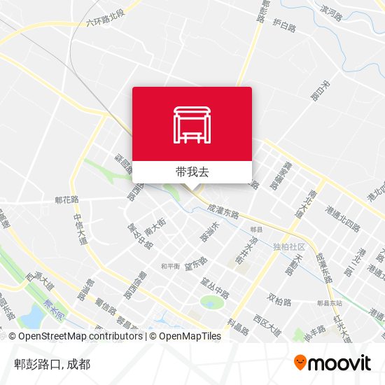 郫彭路口地图